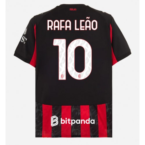 AC Milan Rafael Leao #10 Hjemmebanetrøje 2025-26 Kortærmet